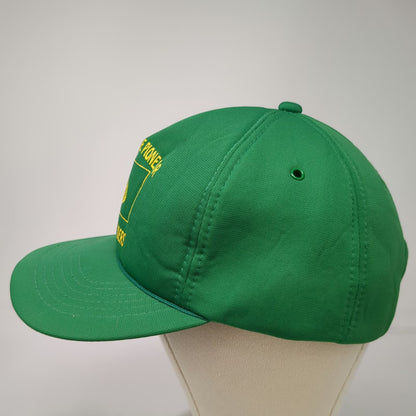 Yupoong 5 Panel Green One Size Hat Snapback Rope Trim John Wayne Pioneer Wagons