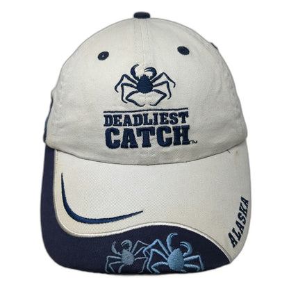 Deadliest Catch Baseball Cap Beige One Size Alaska Crab Ship Fish This Hat