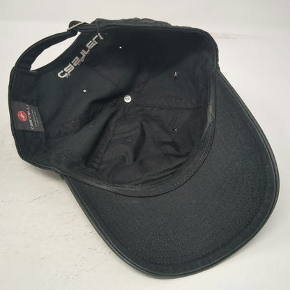 Castelli Baseball Cap Black One Size Slideback Scorpion Italian Flag Hat