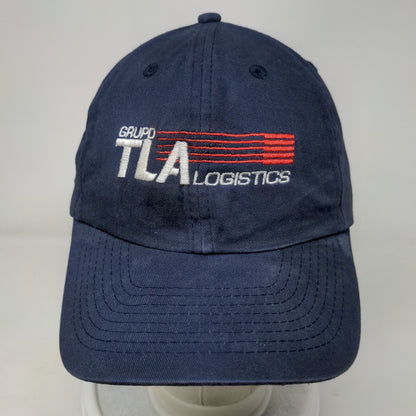 Grupo TLA Logistics Dad #1 Strapback Hat Blue One Size Embroidered Nissin Cap
