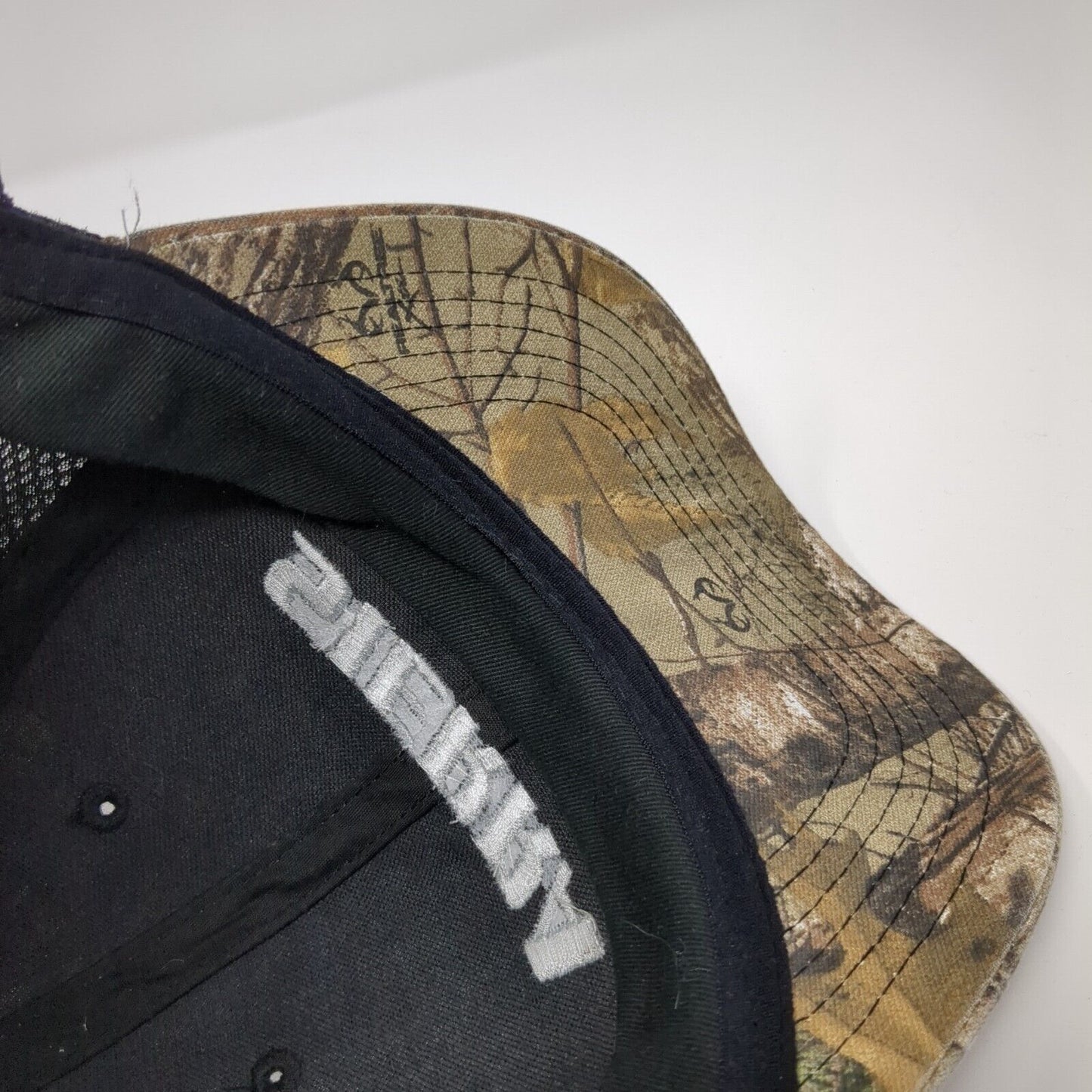 Sierra Fitted Trucker Hat Camouflage L/XL Perfect Fit Mesh Back Martin Marketing