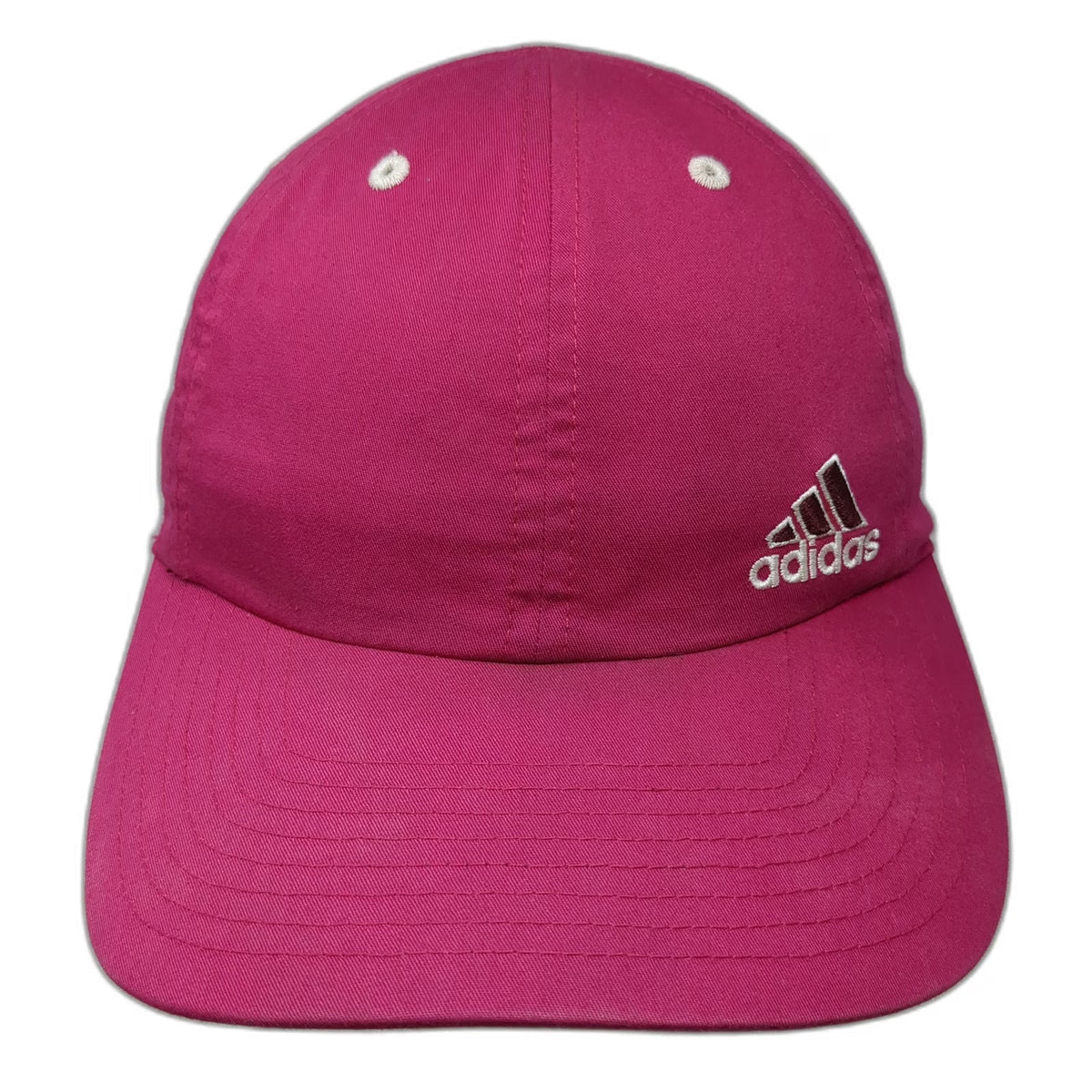 Adidas Baseball Cap Pink One Size Climalite Adjustable Strapback Hat Logo Cotton