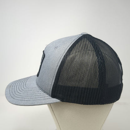 Richardson Trucker Hat Gray One Size Zoetis Cow Patch Mesh Snapback Agriculture