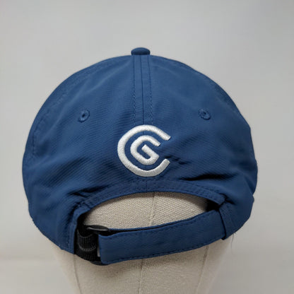 Cleveland Golf Strapback Hat Blue One Size Embroidered Logo 6 Panel