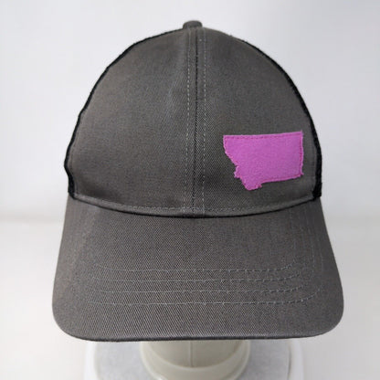 Dig This Chick Snapback Mesh Back Trucker Hat Gray One Size Colorblock