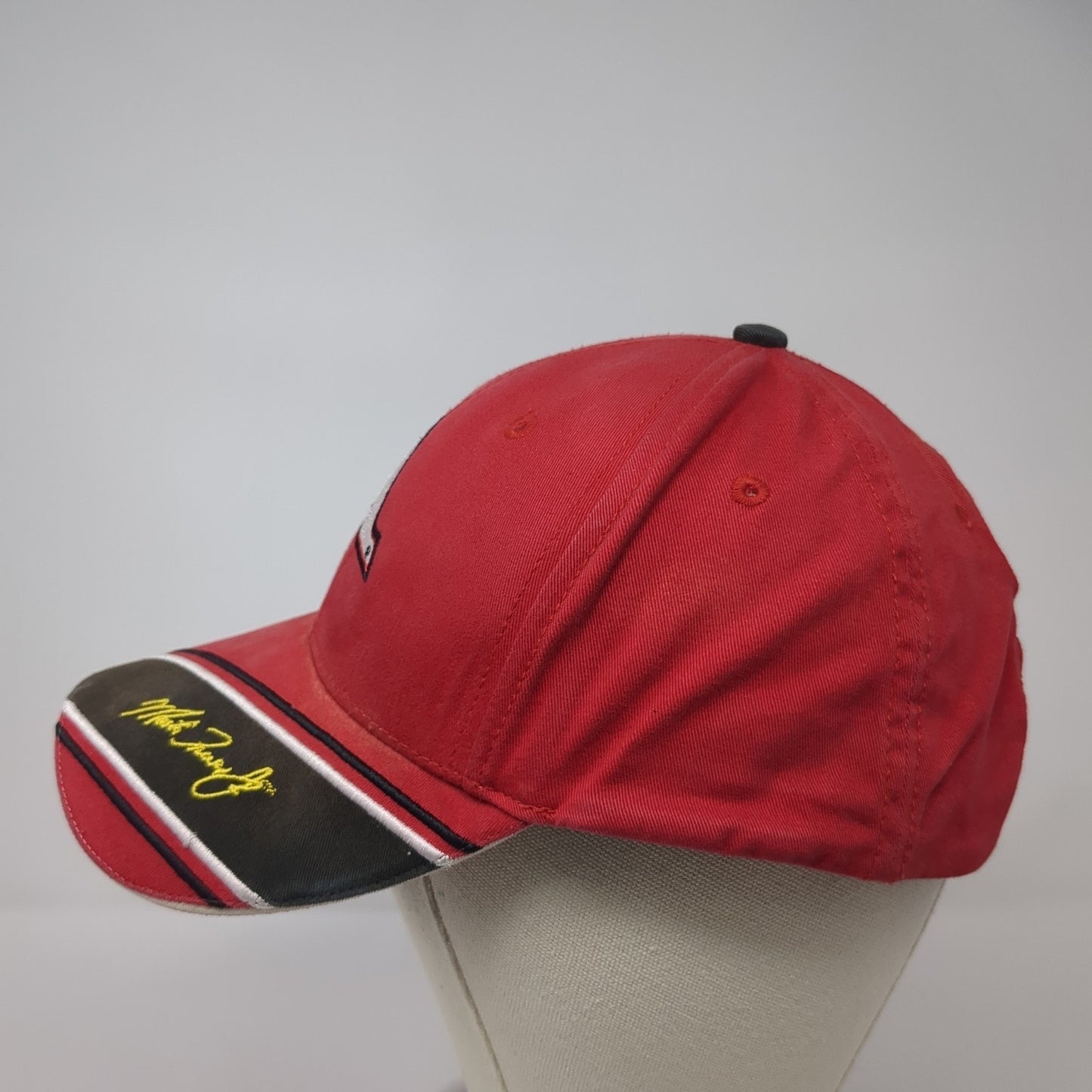 #1 Martin Truex Jr. Strapback Hat Red One Size Bass Pro Shops 6 Panel