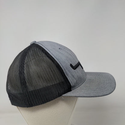 Kimes Ranch Snapback Trucker Hat Gray Embroidered Mesh Back The Classics Yupoong