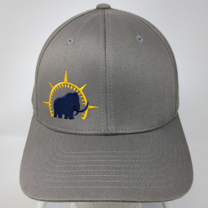 Flexfit Baseball Cap Gray XL Mammoth North Solar Embroidered Structured hat