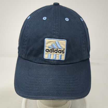Adidas Baseball Cap Blue 7 1/4 Fitted 6-Panel Cotton Embroidered Mountain Hat
