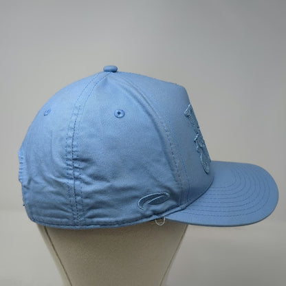 Pukka 5 Panel Blue One Size Jug Mountain Ranch JMR Puffed Snapback Golf Hat