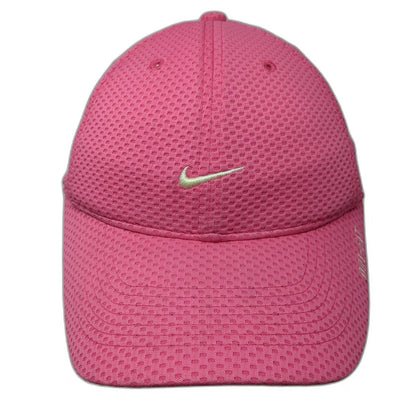 Nike Baseball Cap Pink One Size Dri-Fit Mesh Tailwind Strapback Running Hat