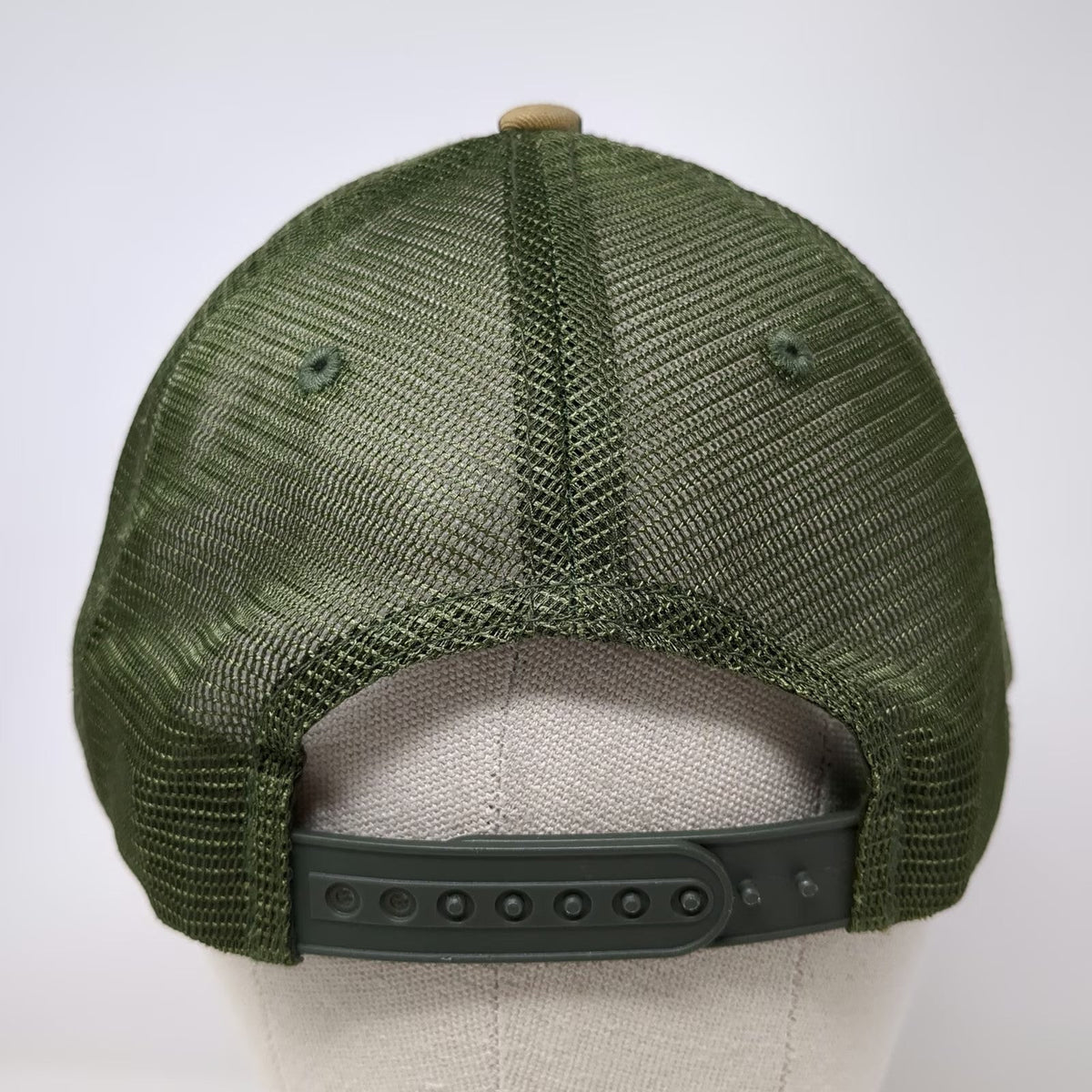 Decky Trucker Hat Green Camo One Size Kip Moore Beer Money Mesh Back Snapback
