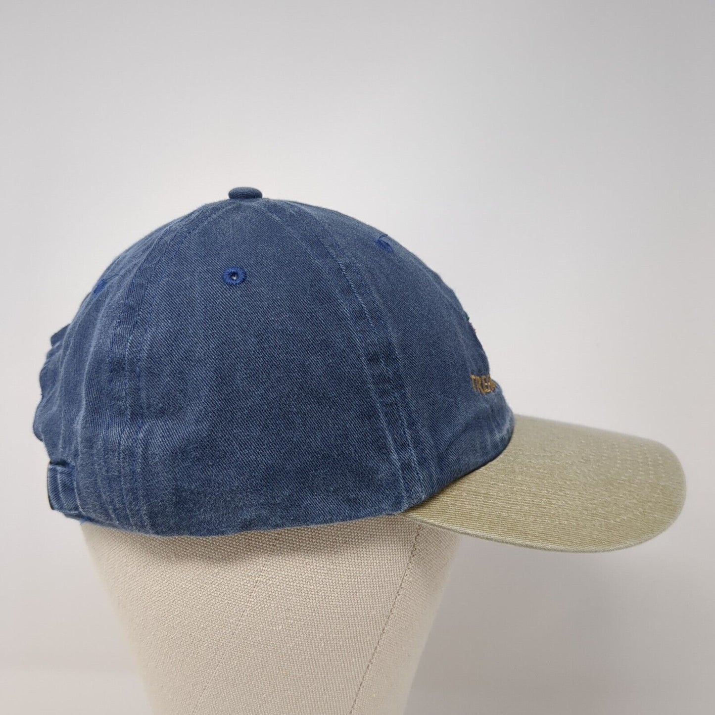 Treasure Island FL Slideback Hat Multi One Size Adjustable Embroidered Cotton
