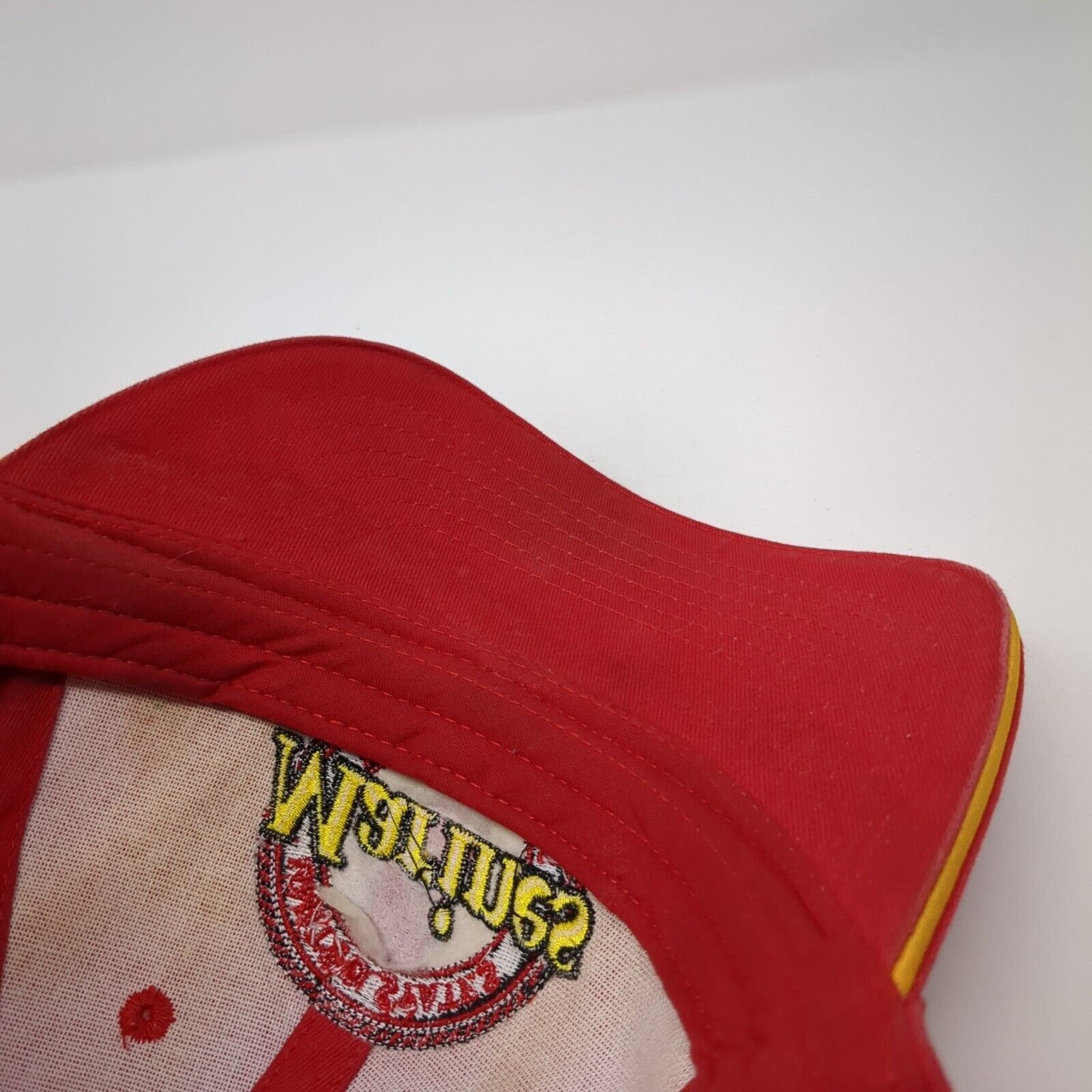 United States Marines Corp Strapback Baseball Cap Red OS Adjustable 6 Panel