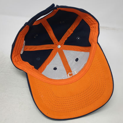 Blue Baseball Cap One Size Nunhems Embroidered Logo Strapback Cotton Orange Hat