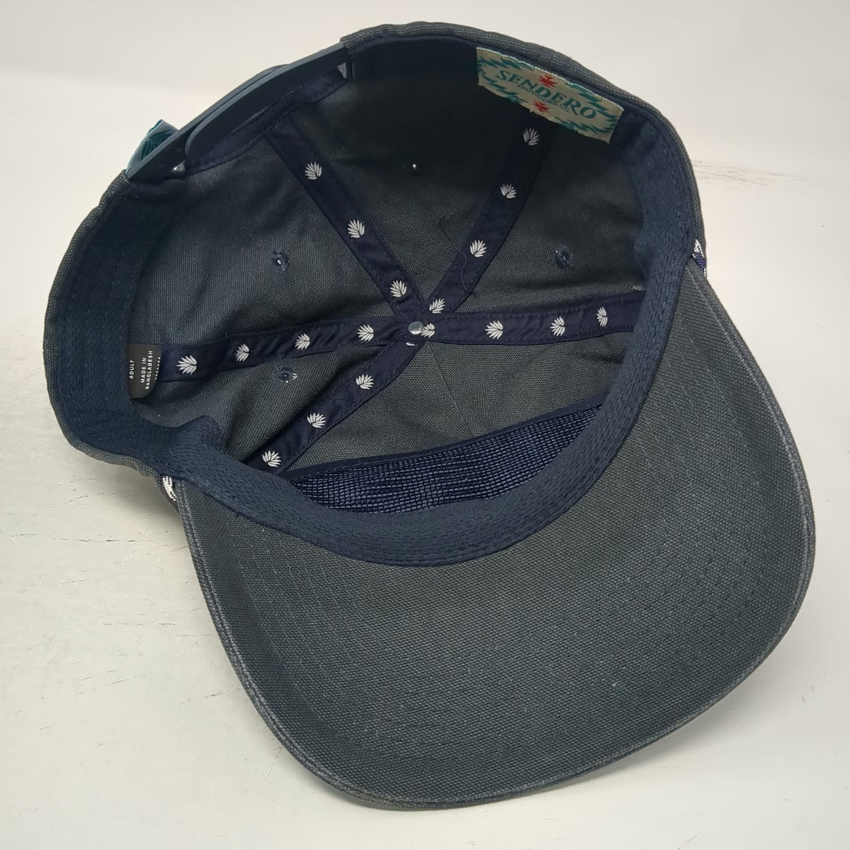 Sendero 5 Panel Gray One Size Cromwell Commercial Group C Logo Rope Hat Snapback