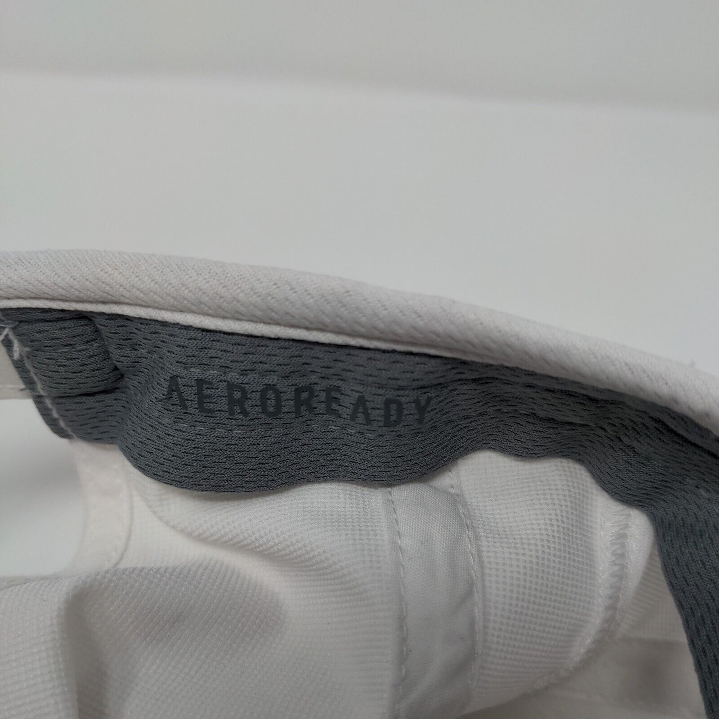 Adidas Aeroready Strapback Hat White OSFA Adjustable Breathable 6 Panel