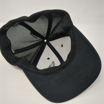 Idaho 208 Fitted Mesh Back Trucker Hat Black L/XL Flexfit Richardson