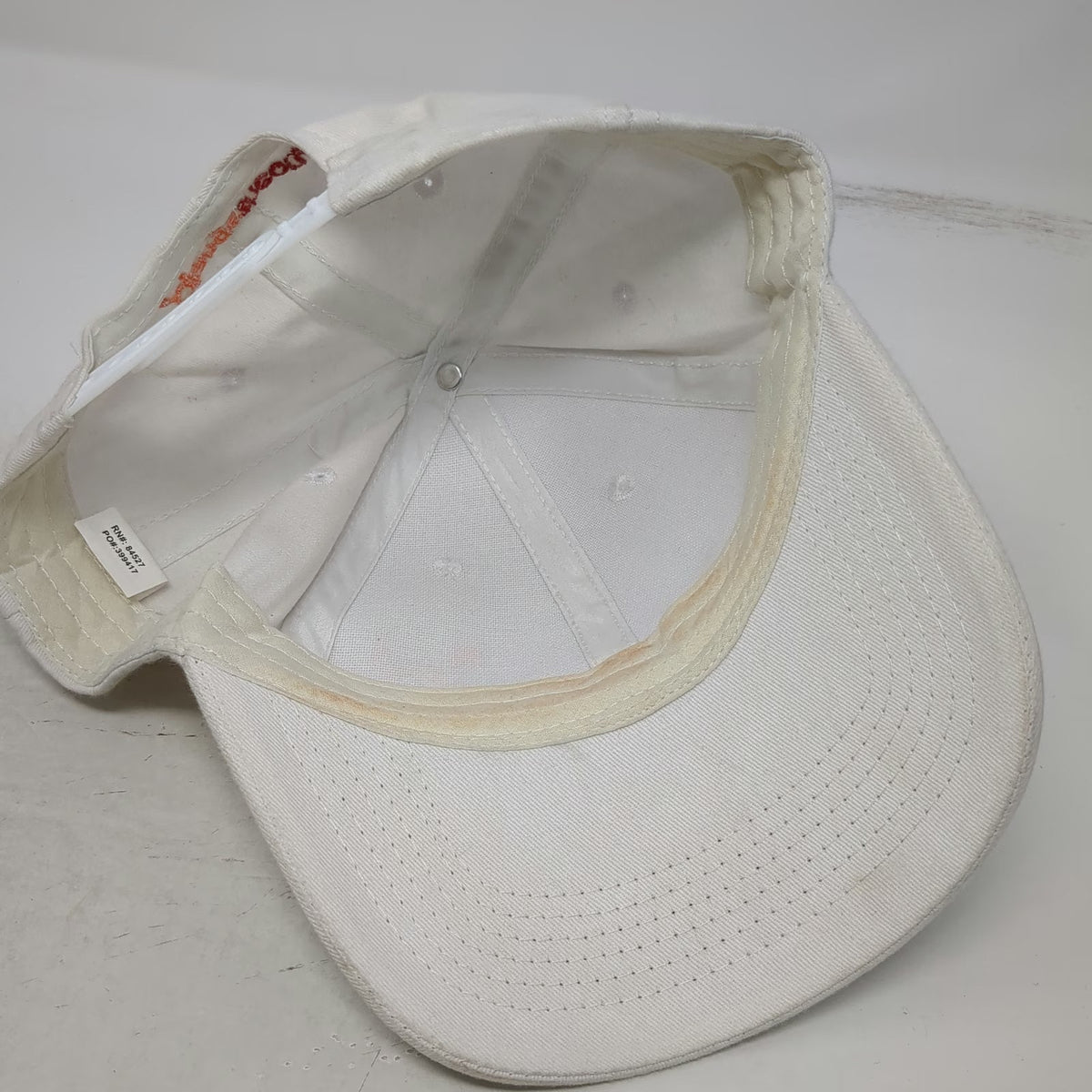 Orangetheory Fitness Snapback White One Size Cotton Logo Embroidery Gym Hat