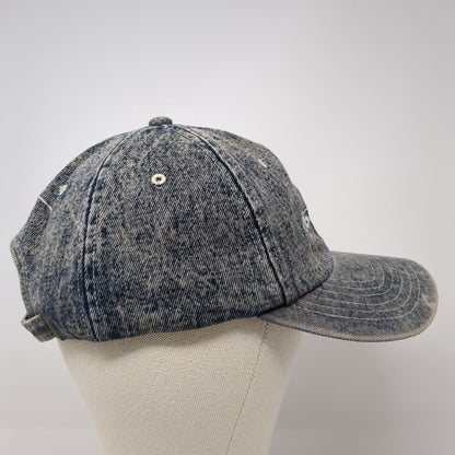 Bolle Slideback Hat Blue One Size Adjustable Embroidered Denim 6 Panel