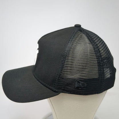 New York Yankees MLB New Era Trucker Hat Black One Size Mesh Snapback NY Logo