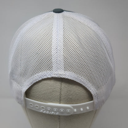 HSCC N&S Contractors LLC Snapback Trucker Hat Gray One Size Mesh Back