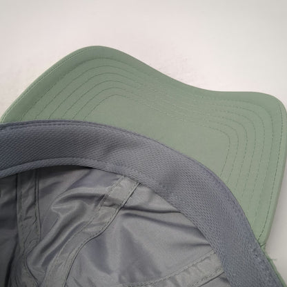 Adidas Baseball Cap Green OSFM AEROREADY Nylon Performance Adjustable Hat Logo