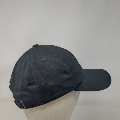 Yupoong Classics Slideback Hat Black Red Checkmark Embroidered Logo