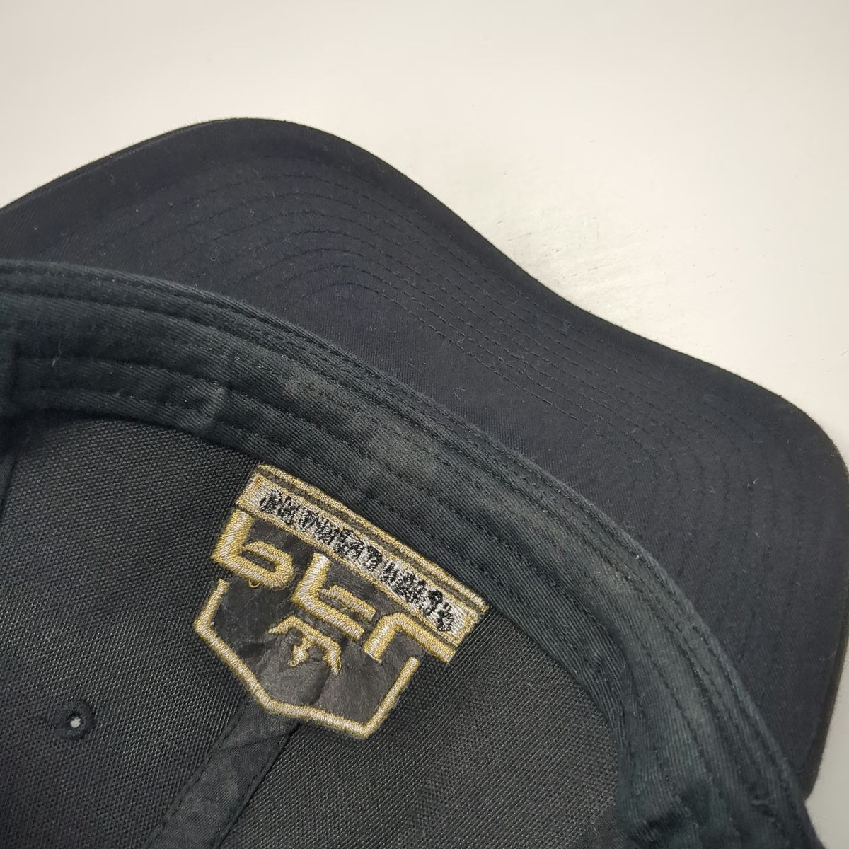 Richardson Trucker Hat Black OSFM Snapback PFL Championship Gold Logo Mesh Pro