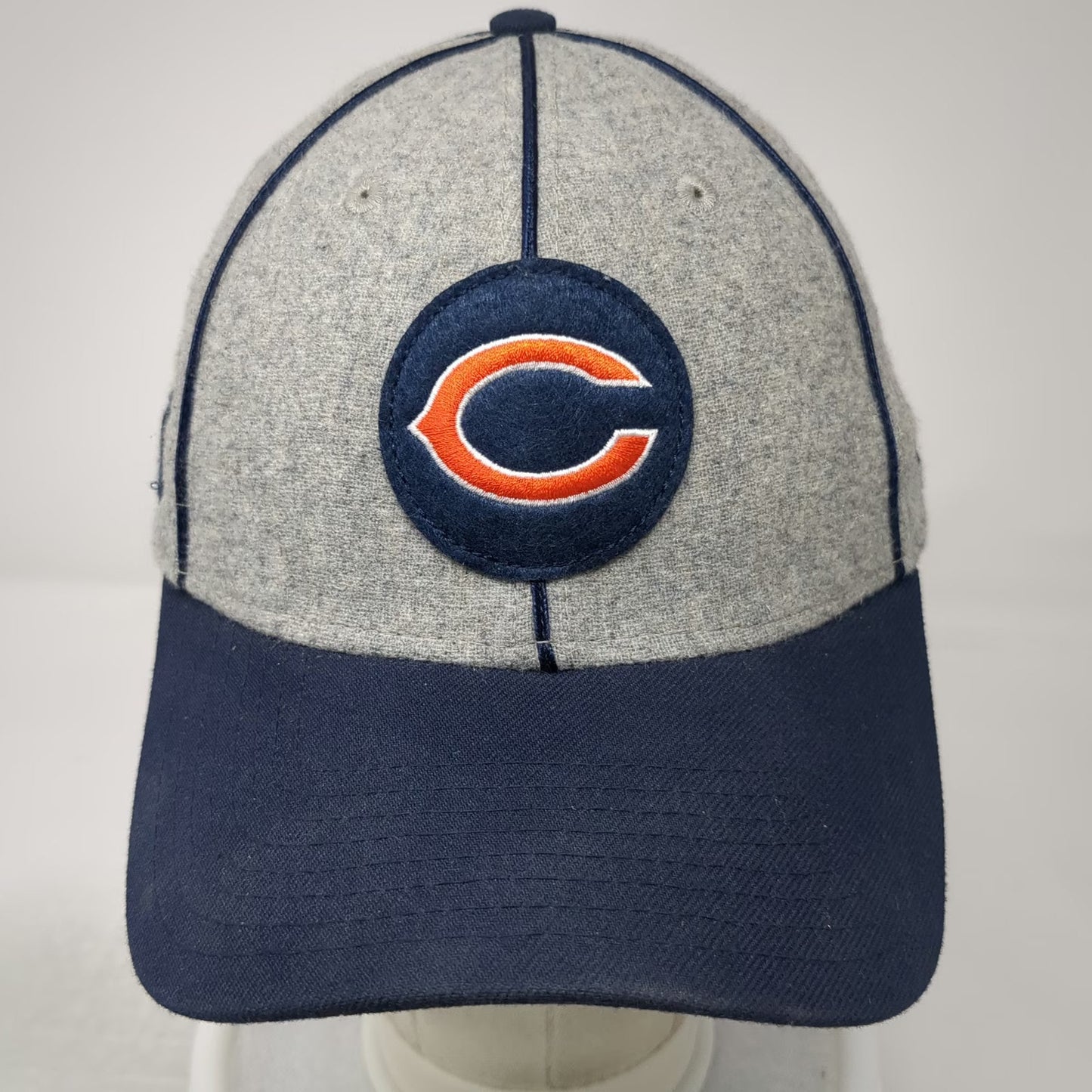 Chicago Bears NFL New Era Cap Gray Blue Orange L 100th Anniversary GSH 1920 Hat