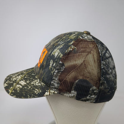 HitWear Baseball Cap Green One Size Orange Camo Ski Camelback Mesh Strapback Hat