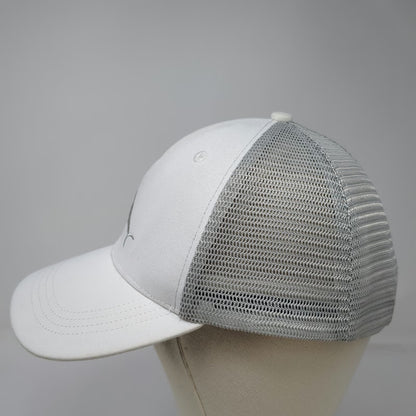 Tommy Bahama Trucker Hat White One Size Marlin Margarita Recipe Gray Mesh