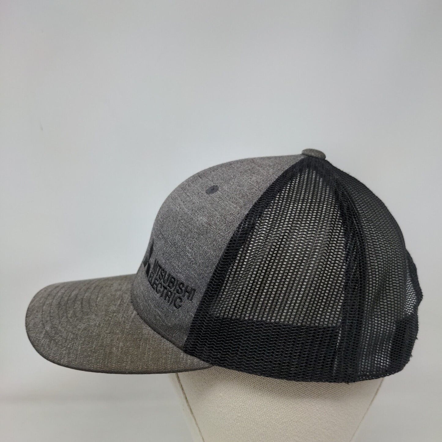 Mitsubishi Electric Snapback Mesh Back Trucker Hat Gray One Size Team 365