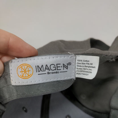 Team Indiana Strapback Hat Gray OSFA Imagen Brands Adjustable 6 Panel