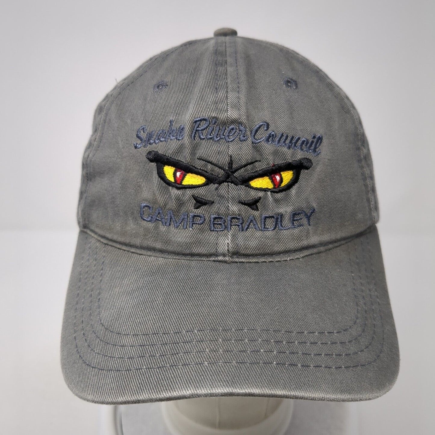 Snake River Council Camp Bradley Slideback Hat Gray One Size Adjustable Otto Cap