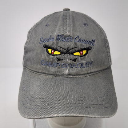 Snake River Council Camp Bradley Slideback Hat Gray One Size Adjustable Otto Cap