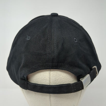 Hell Cayman Islands Slideback Hat Black One Size Adjustable Embroidered Cotton