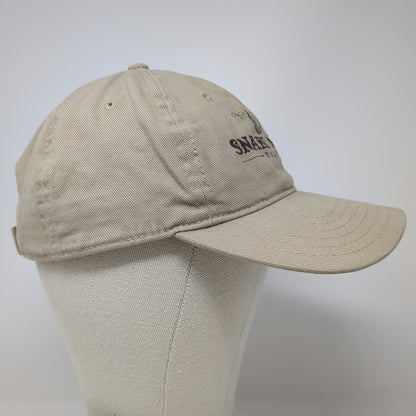 Otto Baseball Cap Beige OSFM Snake River Trading Strapback Western Graphic Hat