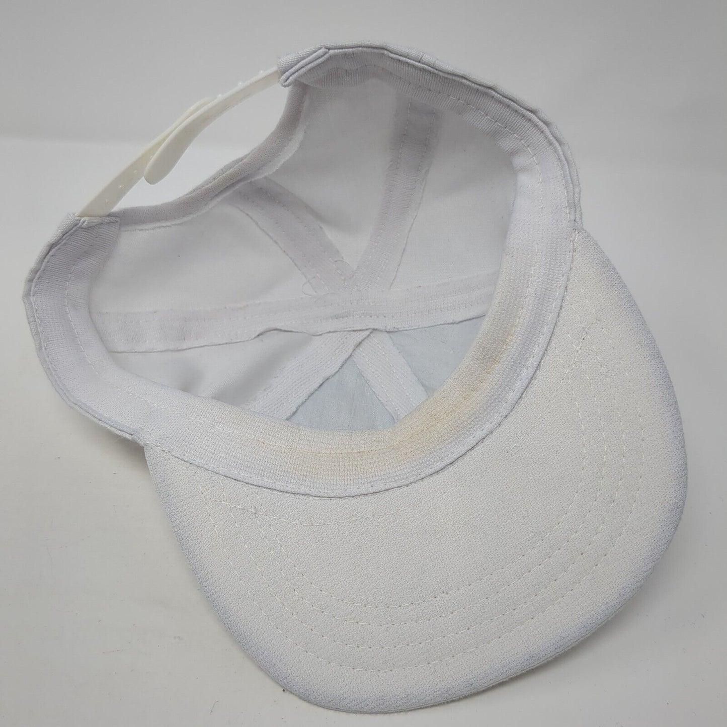 CHF Snapback Hat White One Size Adjustable Solid Embroidered Outdoor