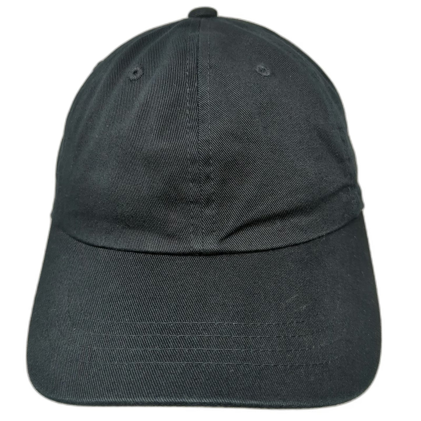 Yupoong Baseball Cap Black One Size Flowertown Cannabis Slideback Adjustable Hat