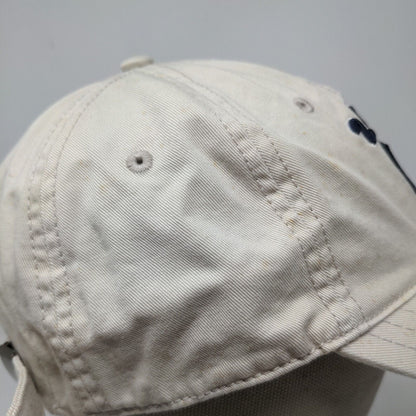 Arizona Jean Co Men's Slideback Hat Tan OSFA Vintage 2002 Embroidered Flag Logo