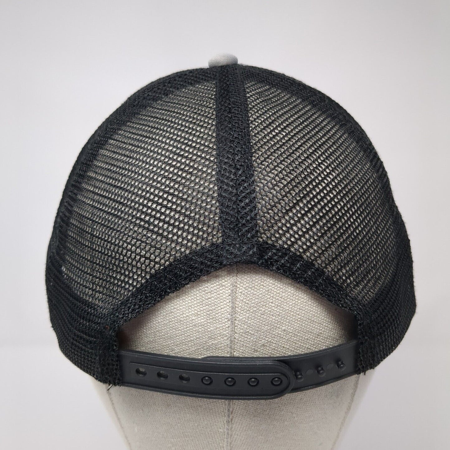 Big X Snapback Mesh Back Trucker Hat Gray One Size Adjustable Floral Logo