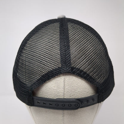 Big X Snapback Mesh Back Trucker Hat Gray One Size Adjustable Floral Logo