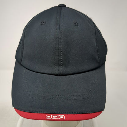 OGIO Baseball Cap Black One Size Polyester Slideback Hat Curved Brim Logo