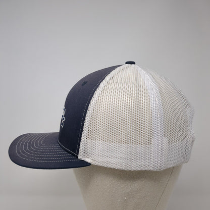 Prime Pursuits Snapback 112 Trucker Hat Blue OS Adjustable Mesh Back Richardson