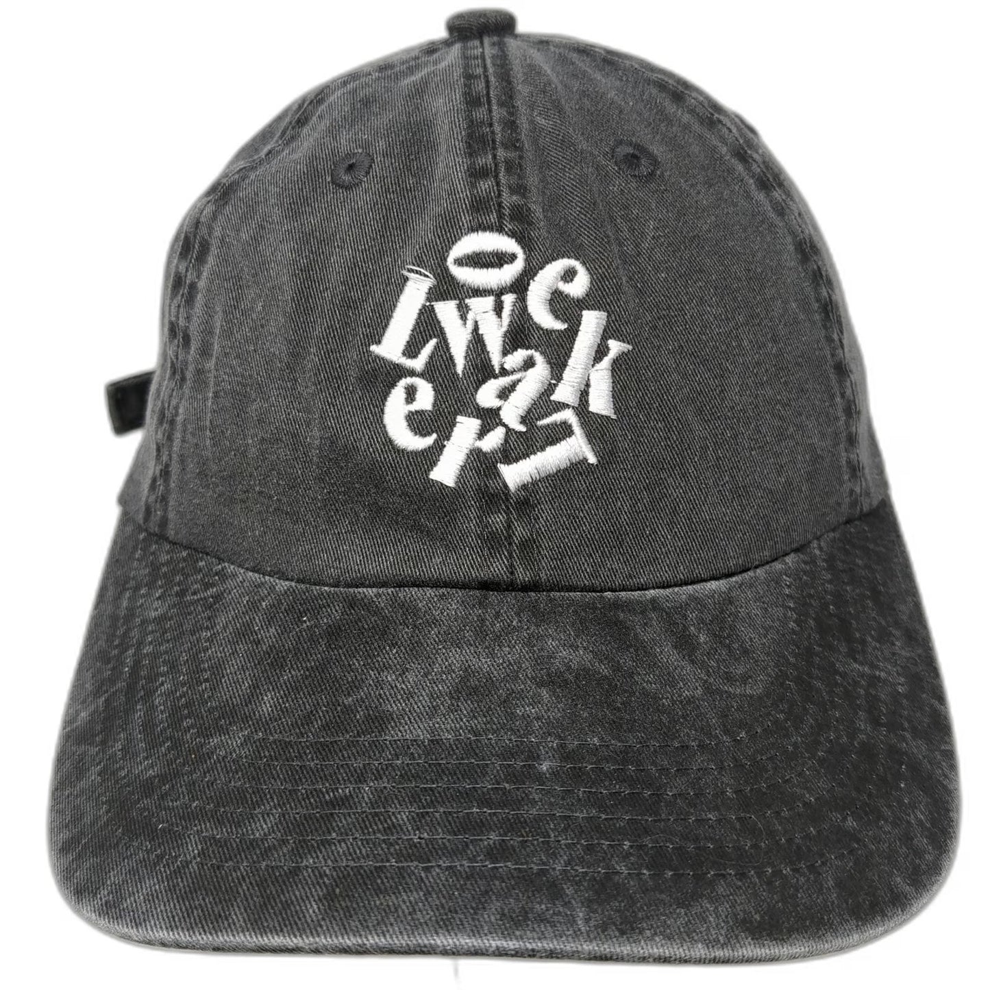 Port Authority Baseball Cap Gray One Size Slideback Unstructured Cotton Logo Hat