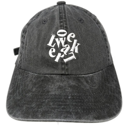Port Authority Baseball Cap Gray One Size Slideback Unstructured Cotton Logo Hat