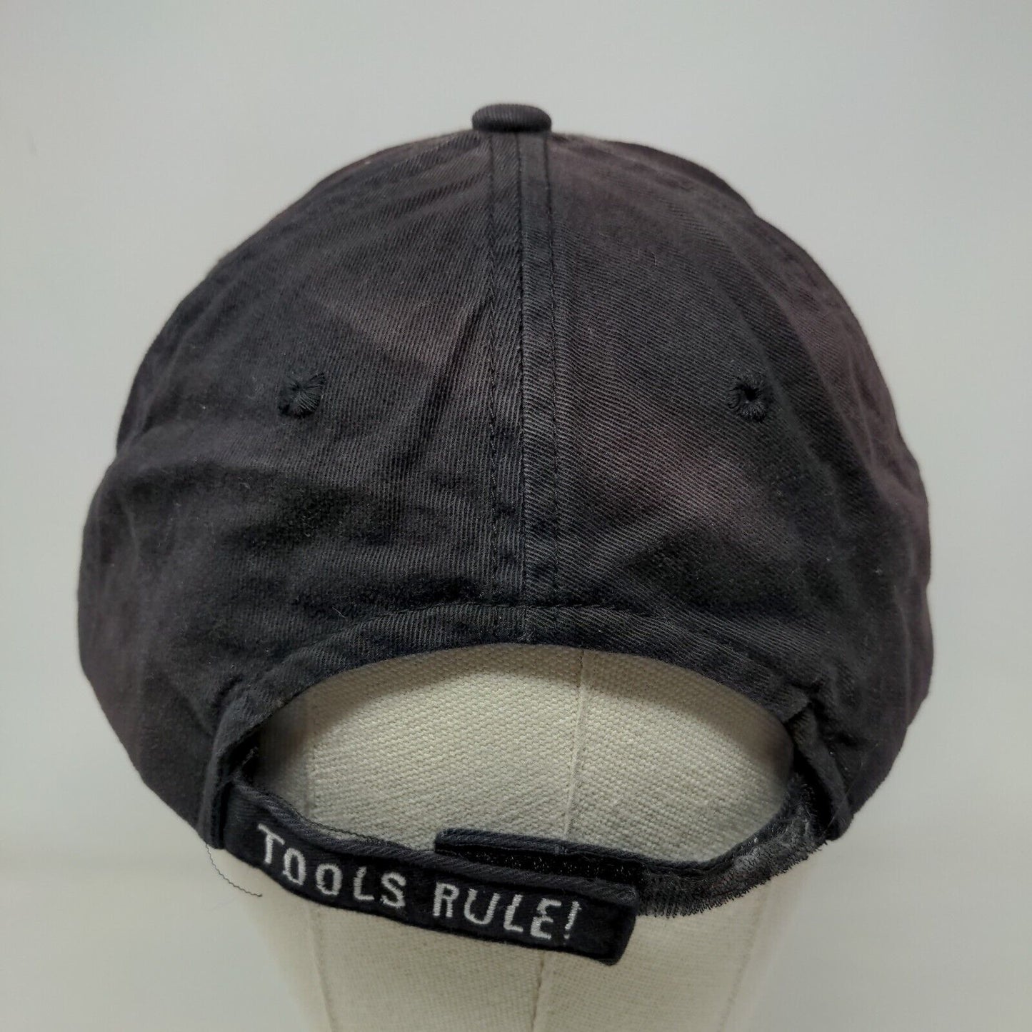 Monster Garage Tools Rule Strapback Hat Black One Size Embroidered 6 Panel