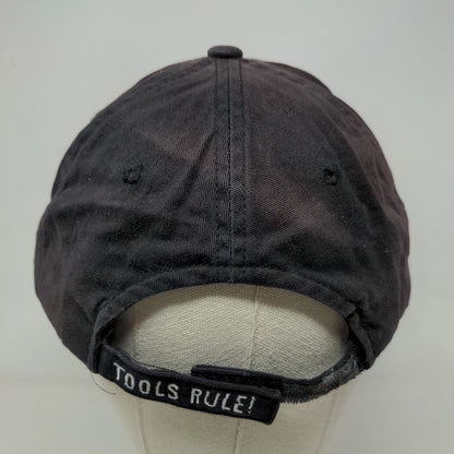 Monster Garage Tools Rule Strapback Hat Black One Size Embroidered 6 Panel
