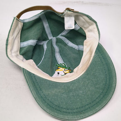 AJM Torino Air Duck Mascot Green Baseball Cap One Size Leather Strap Hat